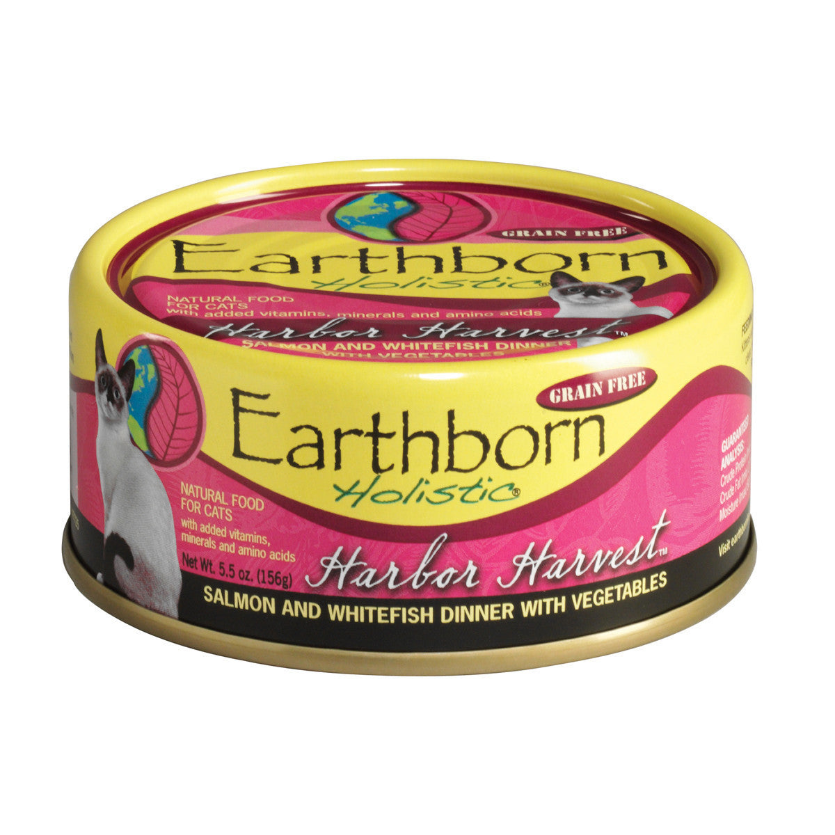 Earthborn Holistic Harbor Harvest Grain-Free Moist Canned Cat Food - (5.5 oz) Pack of 24