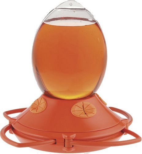 Perky Pet Orange Glass Oriole Bird Feeder - 32 oz