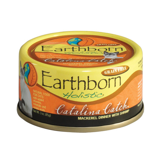 Earthborn Holistic Catalina Catch Grain-Free Moist Canned Cat Food - (3 oz) Pack of 24