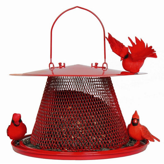 Perky Pet Red Cardinal Tray Bird Feeder  - 2 lbs