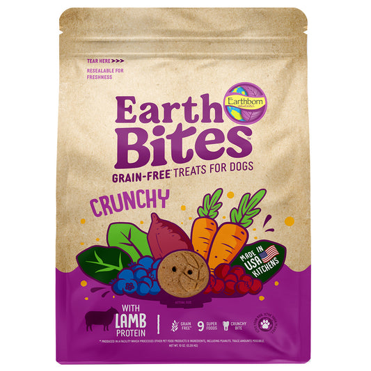 Earthborn Holistic EarthBars Lamb & Pumpkin Grain-Free Crunchy Dog Treats - 10 oz