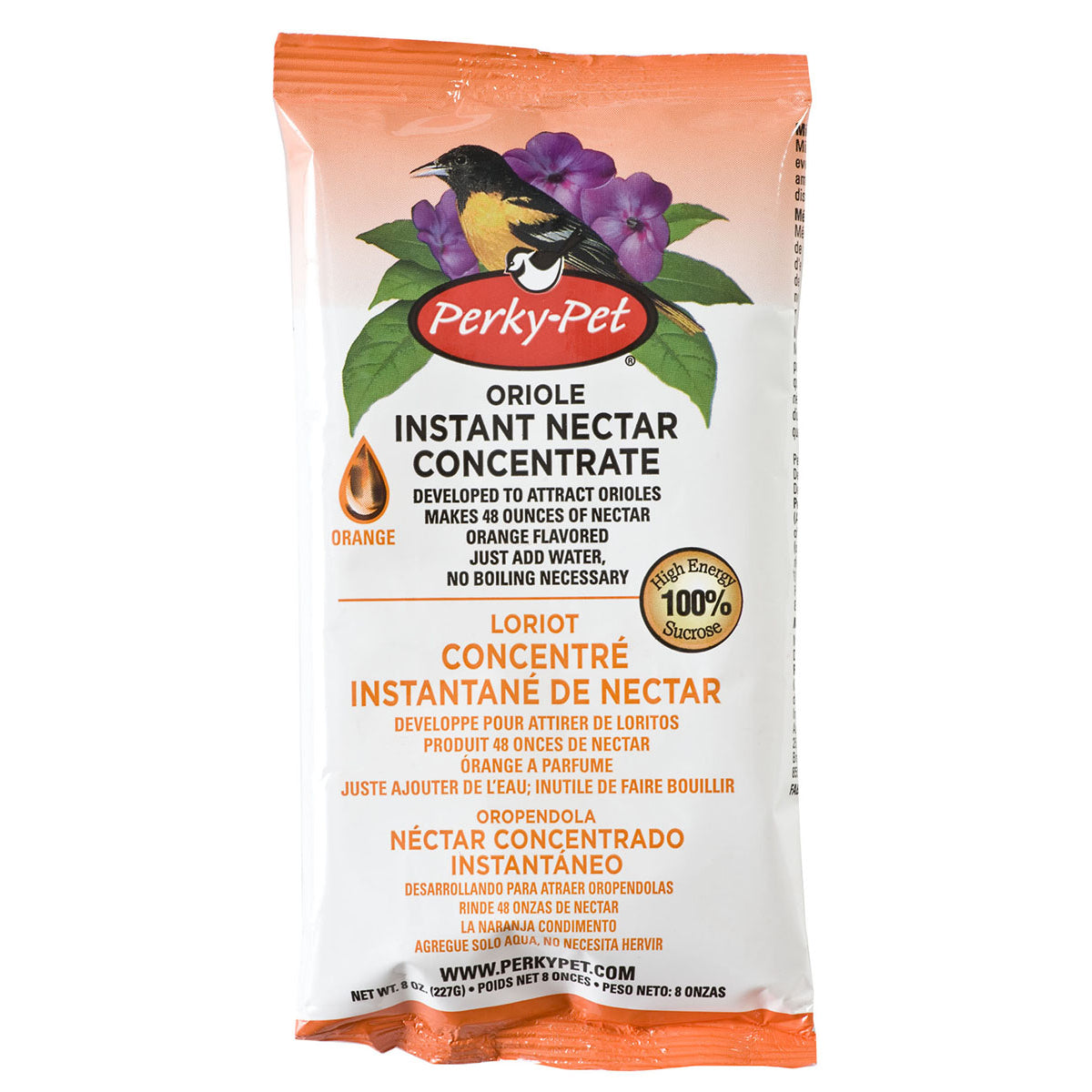 Perky Pet Orange Instant Oriole Nectar - 8 oz