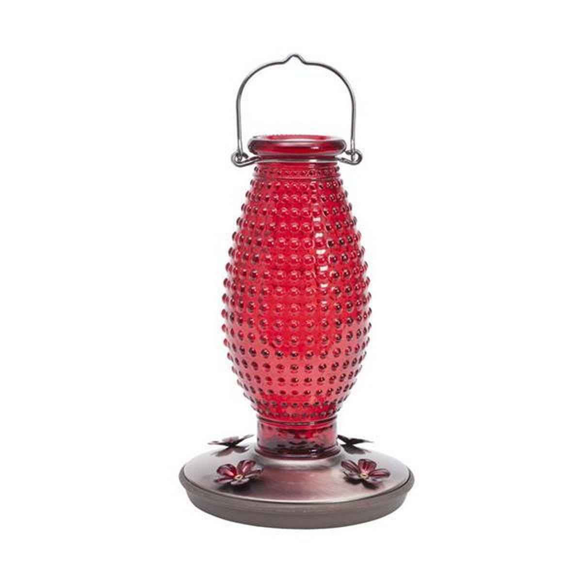 Perky Pet Red Hobnail Hummingbird Feeder - 16 oz