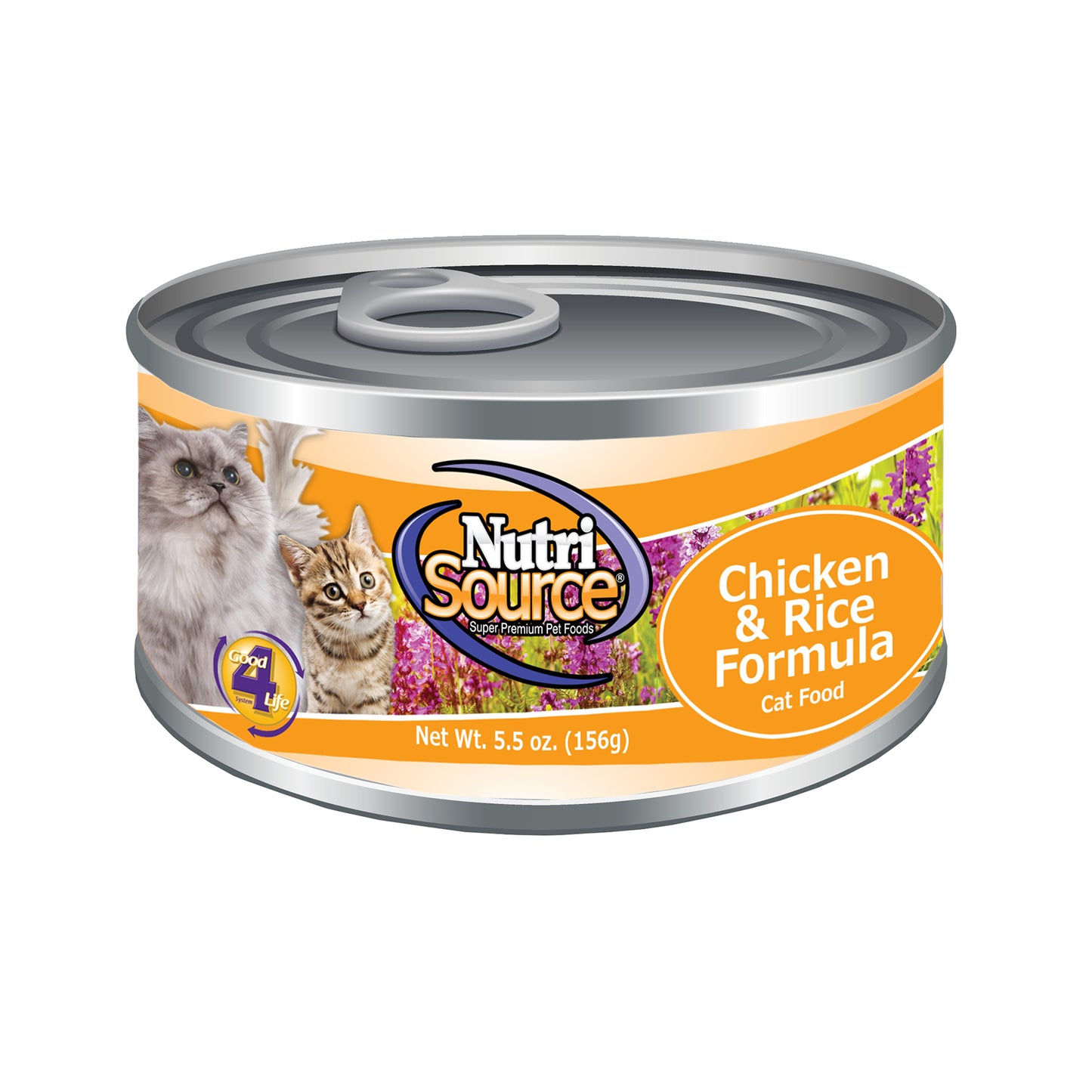 NutriSource Chicken and Rice Canned Cat Food - 5.5 oz (Pack of 12)