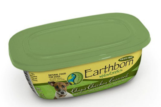 Earthborn Holistic Chicken Casserole Stew Grain-Free Moist Chip's Dog Food - (8 oz) Pack of 8