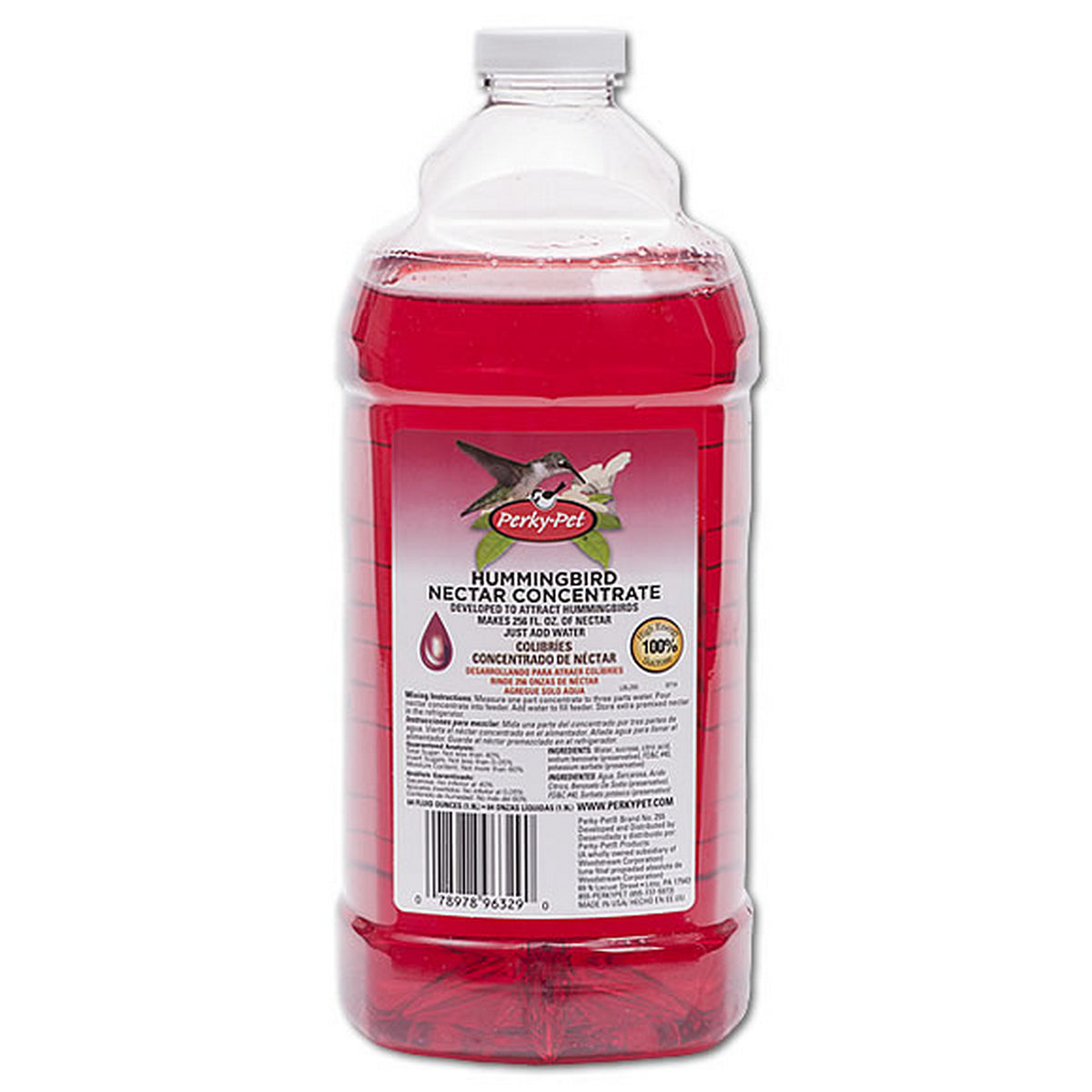 Perky Pet Red Hummingbird Liquid Nectar Concentrate - 64 fl oz