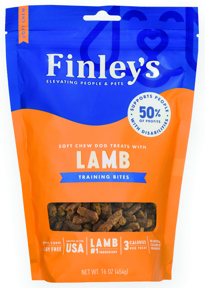 Finley's Training Bites All-Natural Protein Lamb Wheat Free Dog Treats - 16 oz