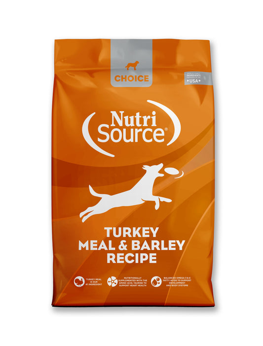 NutriSource Choice Made with Turkey Meal & Barley Dry Dog Food - 5LB