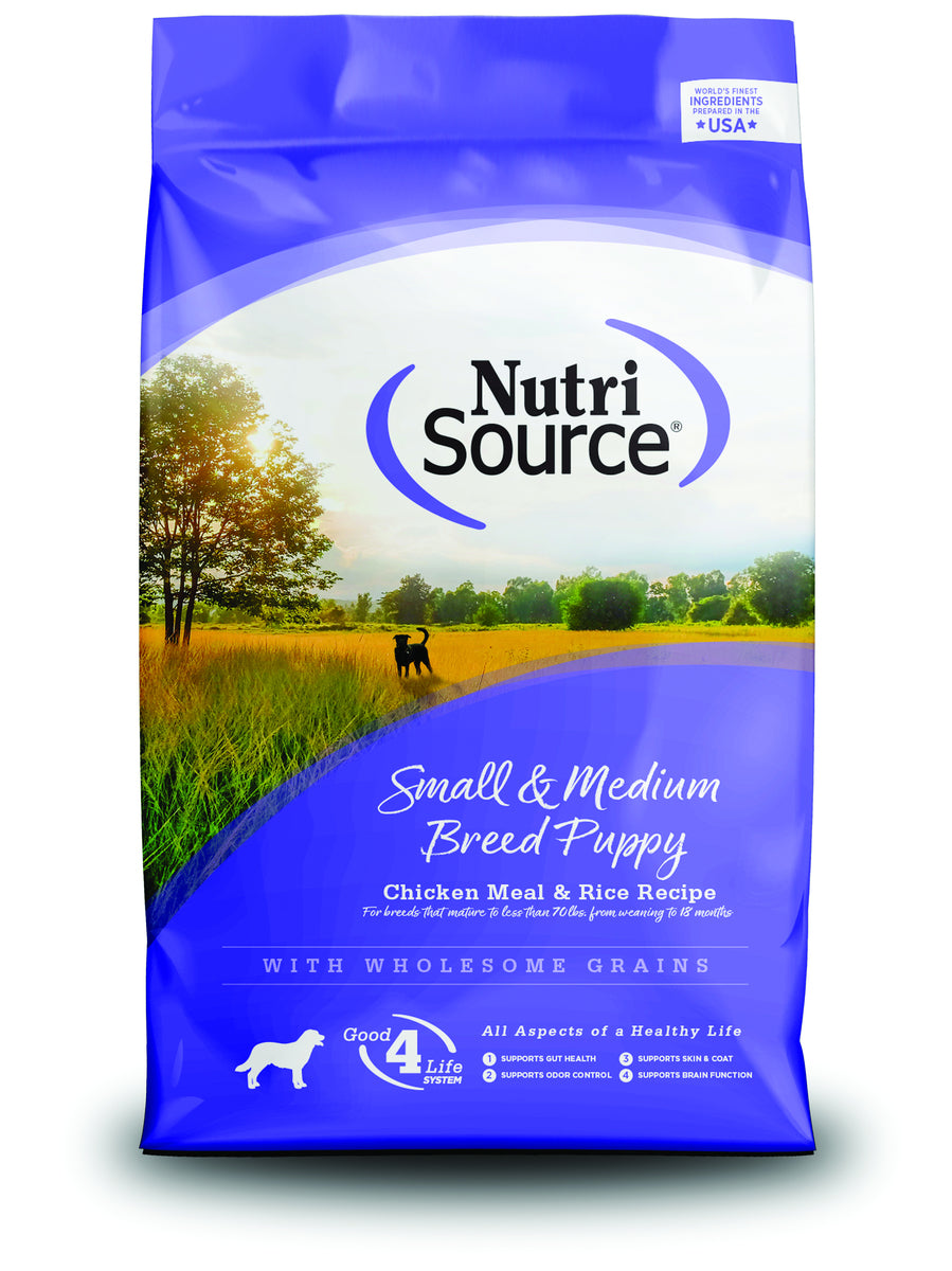 Nutrisource Chicken And Rice Formula Breed Dry Puppy Food - 1.5LB