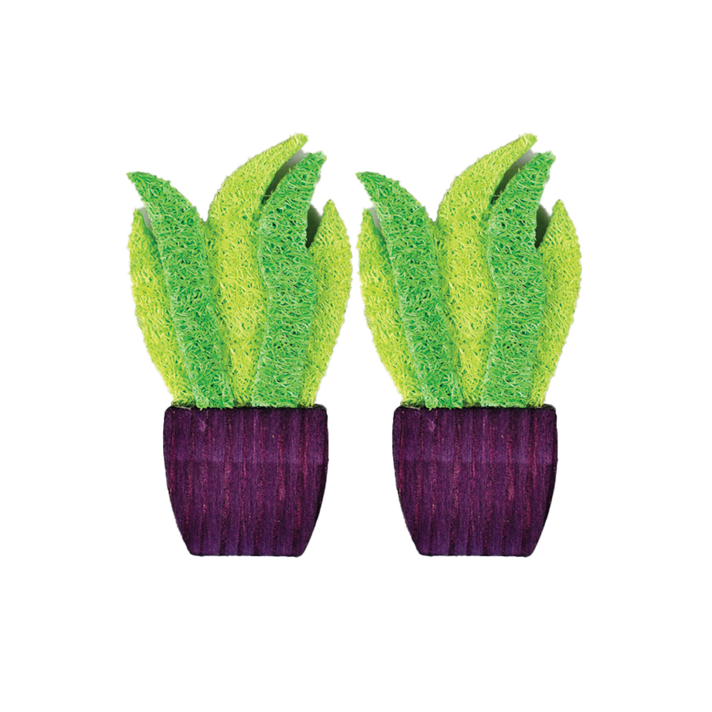 AE Cage Company Nibbles Potted Plants Loofah Chew Toy - 2 count