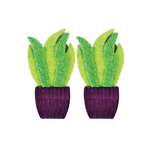 AE Cage Company Nibbles Potted Plants Loofah Chew Toy - 2 count