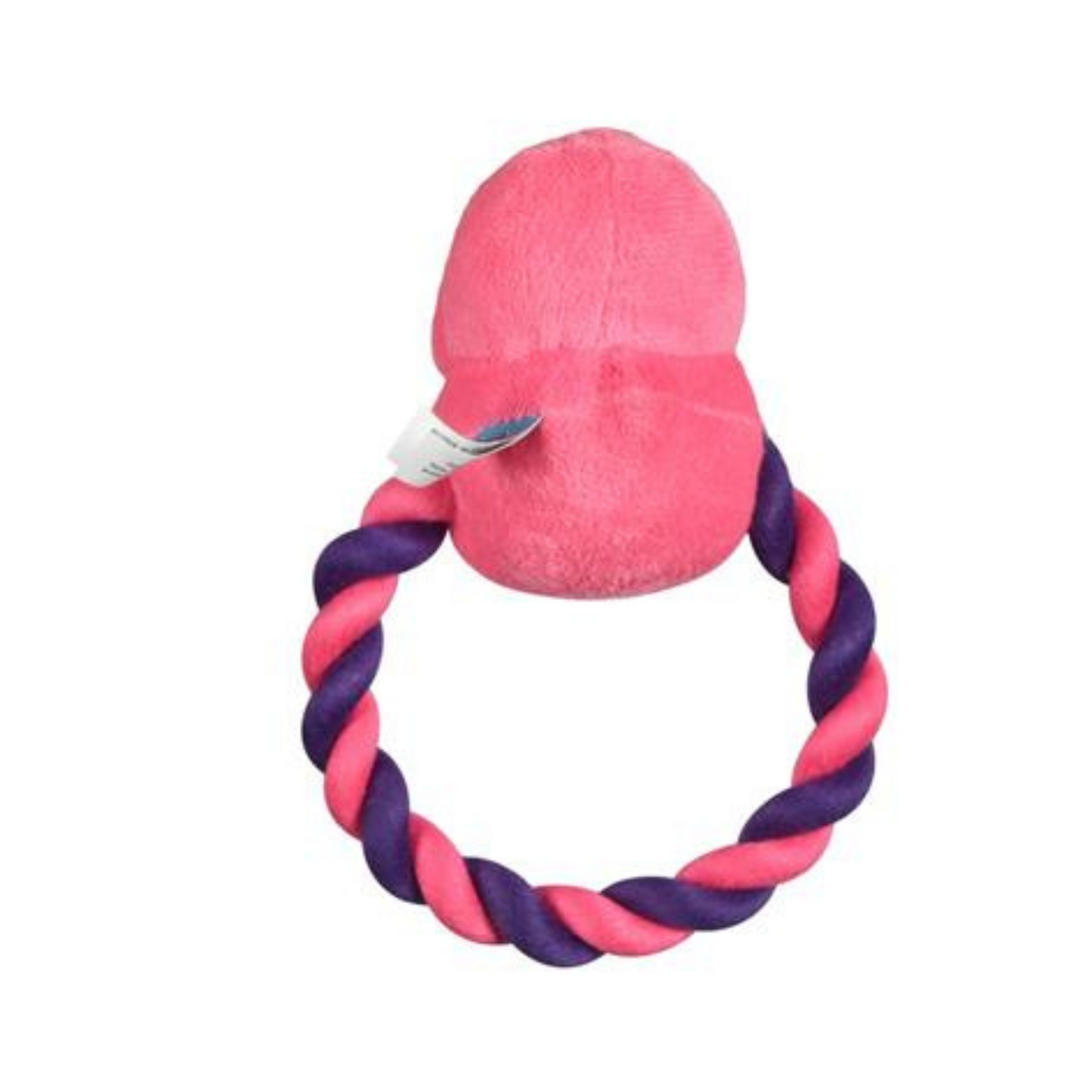 Peeps Squeaky Rope Dog Toy (Pink Chick)