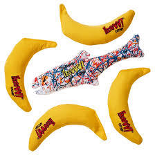 Yeoowww! Roll Catnip Toy Variety Pack - Banana, Rainbow - Made in the USA