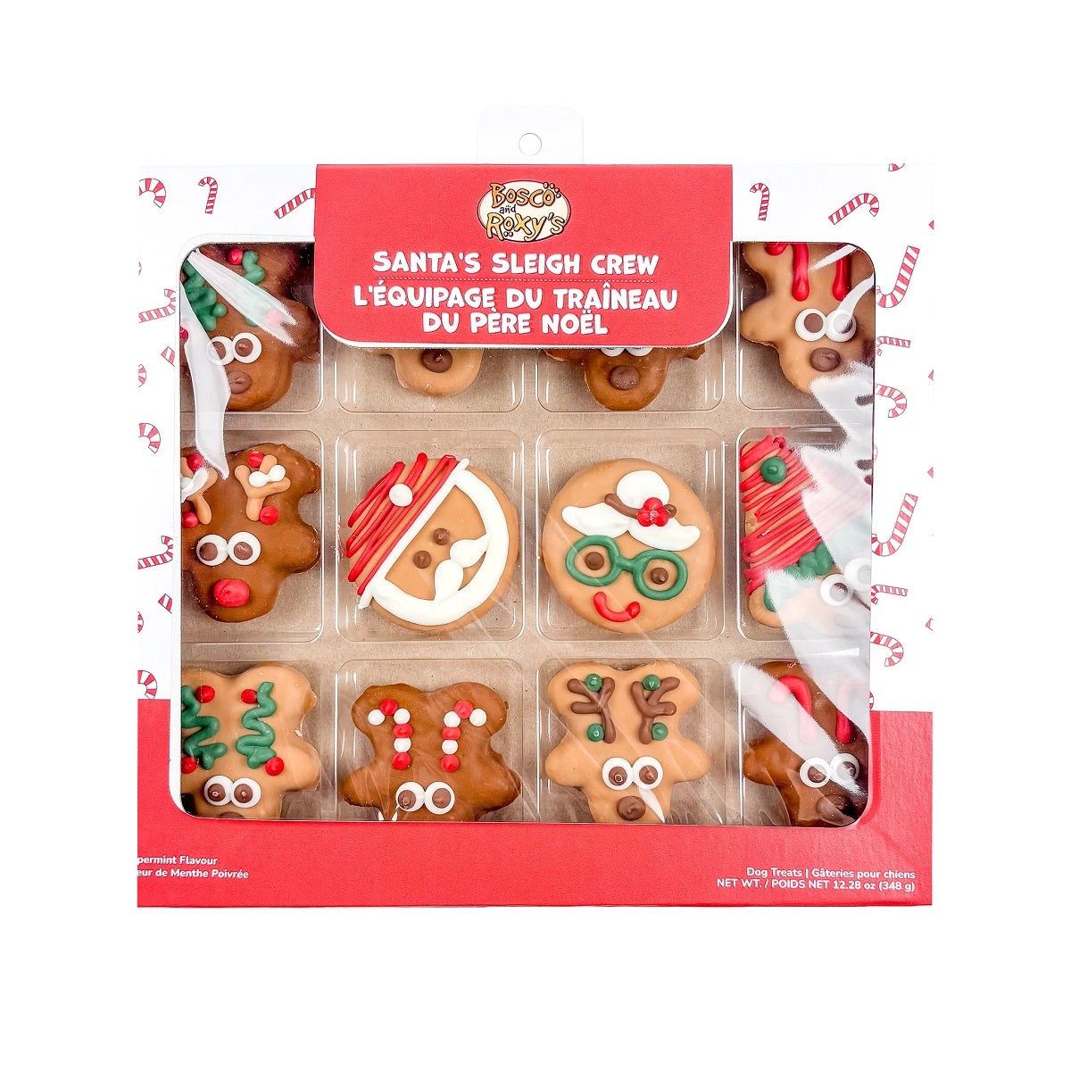 Bosco & Roxy's Santa's Sleigh Crew | Christmas Present Dog Treats