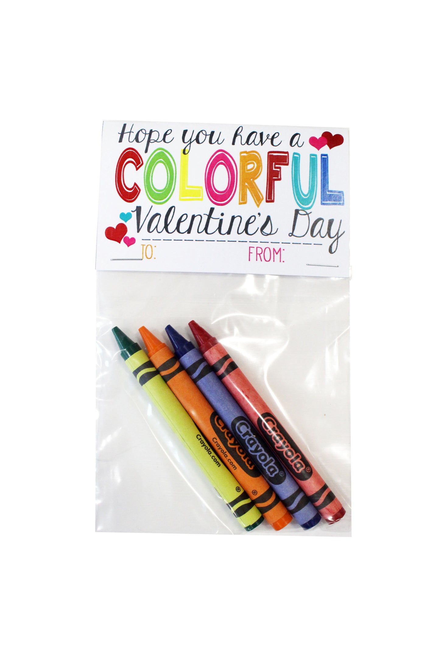 Midlee "Hope You Have a Colorful Valentine's Day" Kids Valentine Favors, Pack of 12