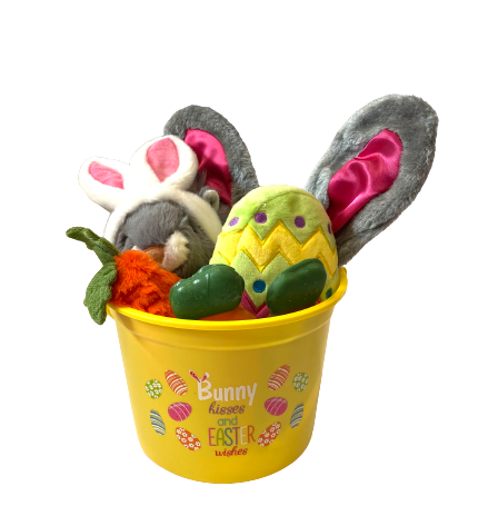 Midlee Easter Basket Dog Gift Set- Yellow