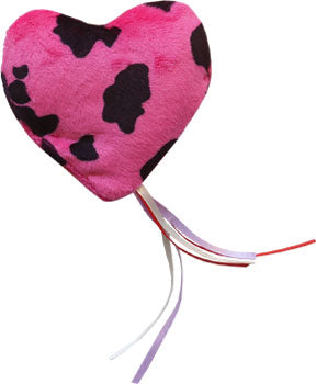 Imperial Cat Cat 'n Around, Ribbon Heart Cat Toy, Assorted Colors