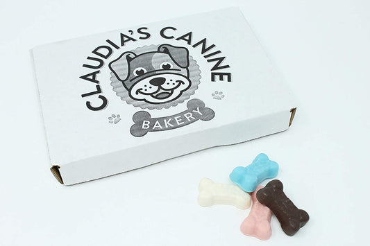 Claudia's Canine Bakery - Canine Sweets - 24 Carob and Yogurt Dog Bones