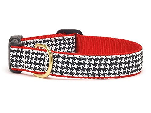 Up Country Houndstooth Dog Collar - Extra Large (Wide)