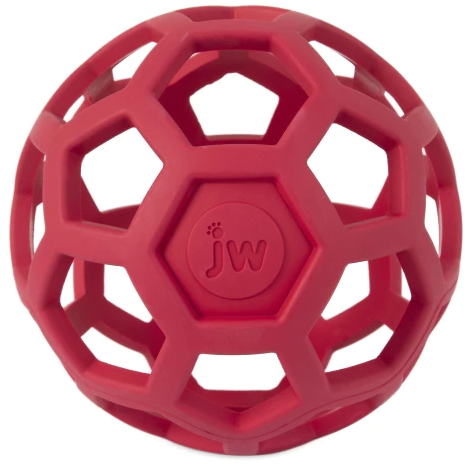 JW Pet Hol-ee Roller Puppy Rubber Dog Toy - Assorted Colors