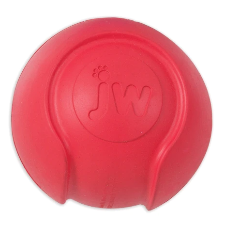 JW Pet iSqueak Bouncing Baseball Rubber Dog Toy(2" Diameter)-Assorted Colors