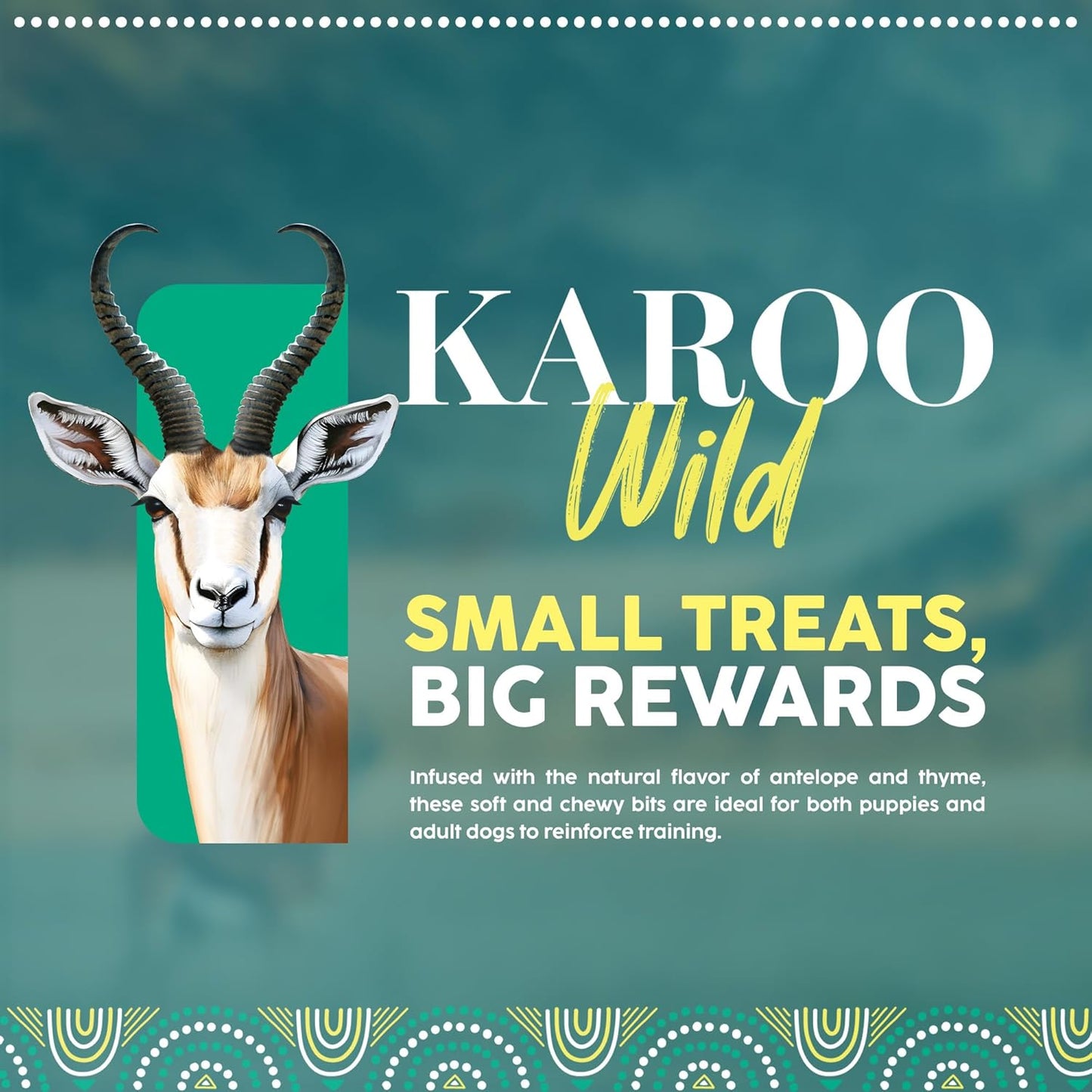 Karoo Wild Training Bits Thyme Seasoned Treats for Dogs – 4 oz
