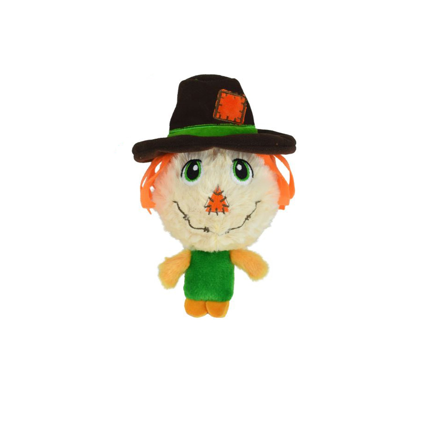 Multipet Harvest Knobby Noggin' Scarecrow Dog Toy