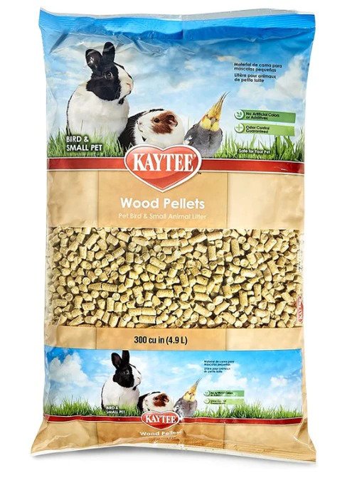 Kaytee Wood Pellets Pet Bird and Small Animal Litter - 4.9 L