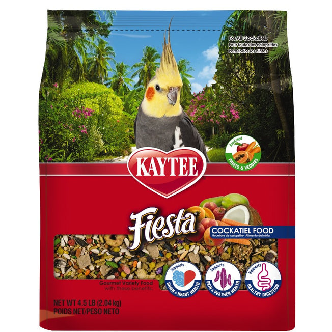 Kaytee Fiesta Max - Cockatiel Food- 4.5lbs