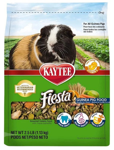 Kaytee Fiesta Gourmet Variety Diet for Guinea Pigs - 2.5 Pound