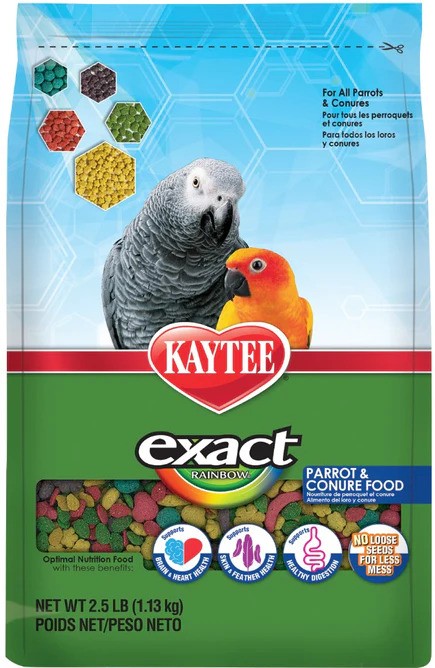 Kaytee Exact Rainbow Daily Diet - Parrot & Conure (2.5 lbs)