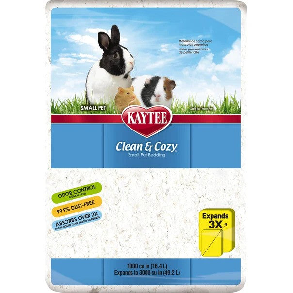 Kaytee Clean & Cozy Small Pet Bedding - 49.2L (1,000 Cubic Inches)- DS