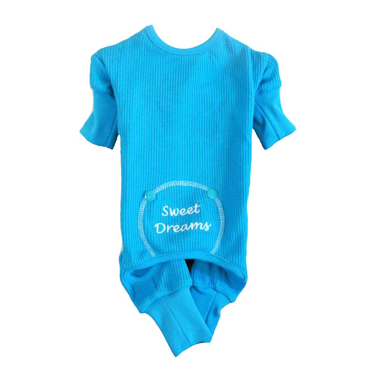 Sweet Dreams Thermal Pajamas for Dogs - Blue, Large