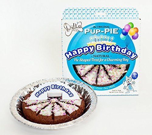 Lazy Dog Original Pup-PIE Dog Treat, Happy Birthday Cake for a Charming Boy, 5oz
