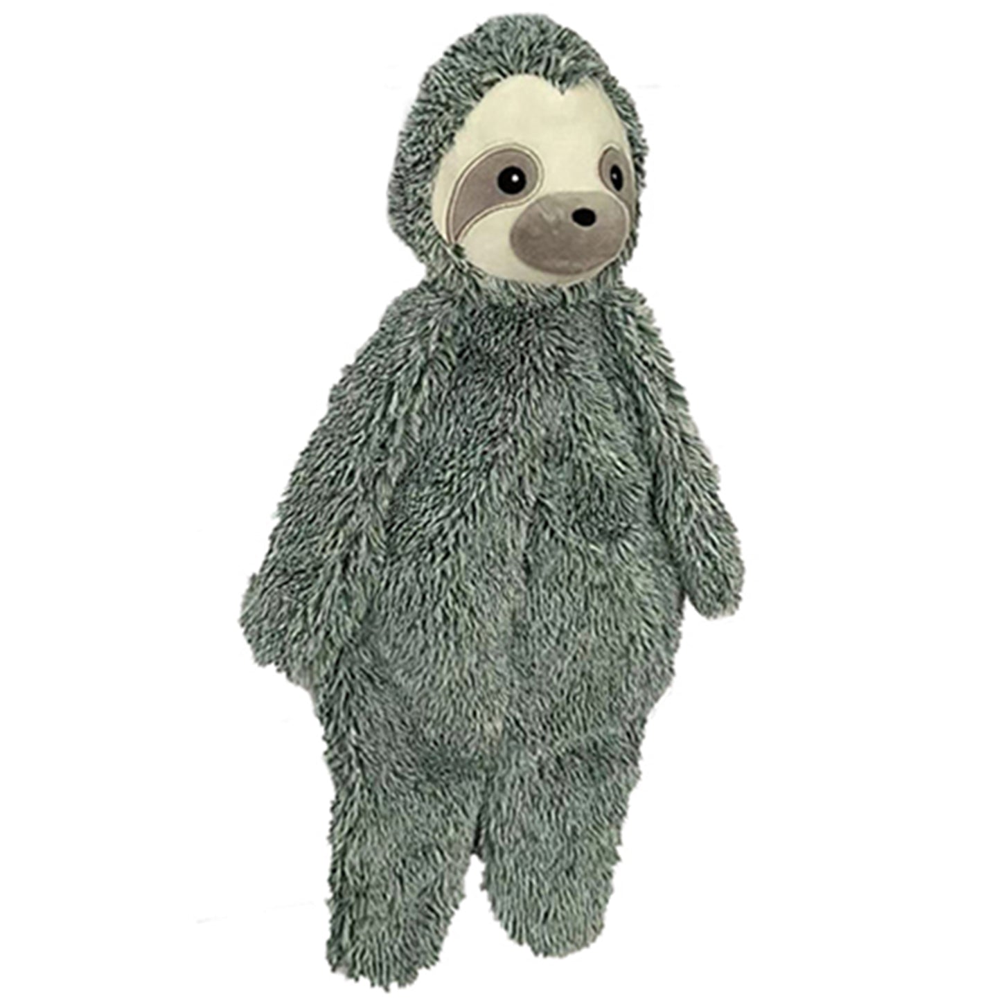 Petlou Stuffingless Floppy Sloth Plush Squeak Dog Chew Dog Toy - 19"