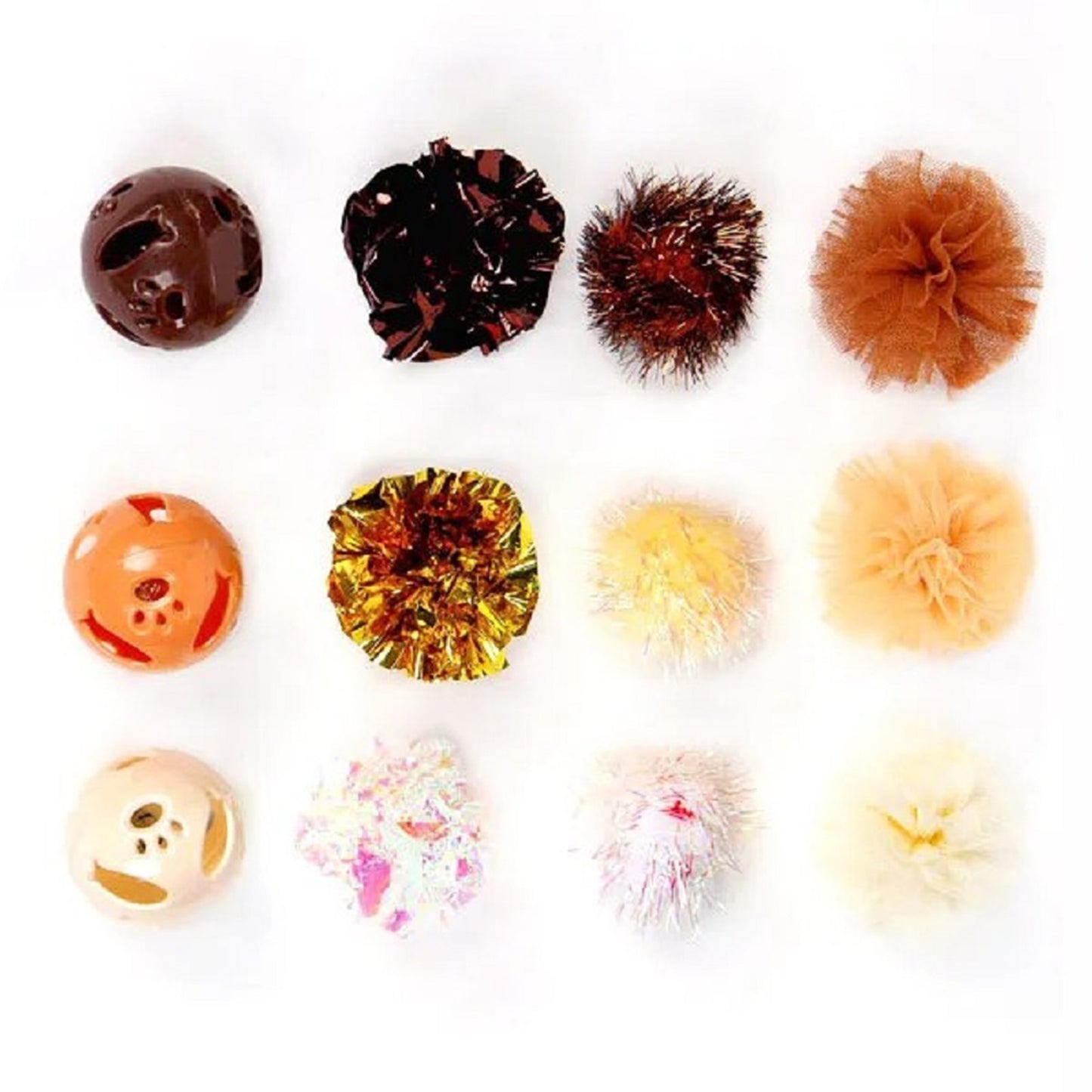 Pet Park Blvd Assorted Cat Ball Toys 12 pk
