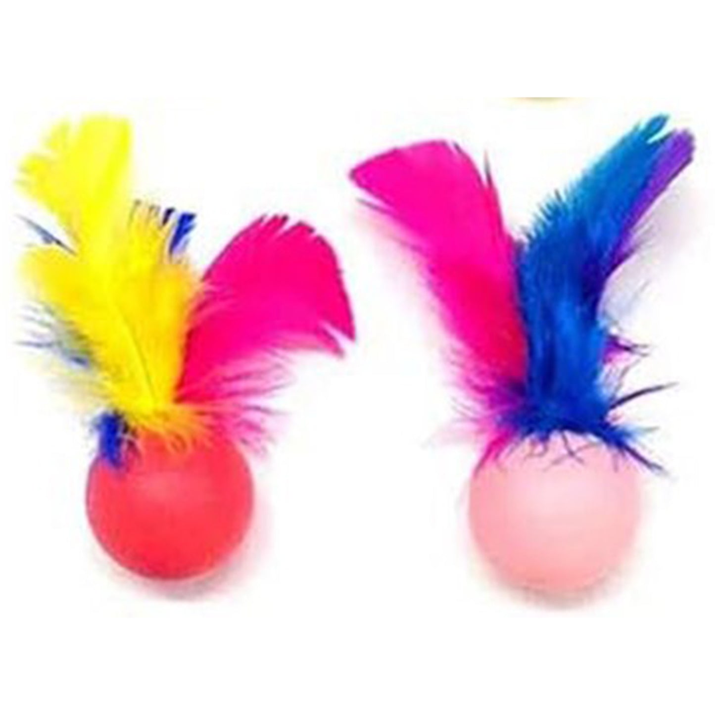 Go Cat Feather Pong Attachment- 1 Unit Assorted Colors