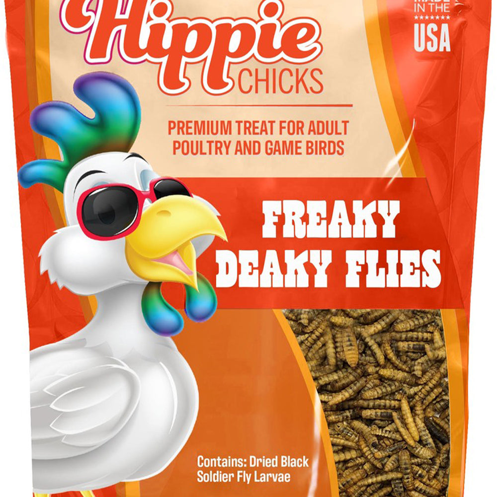 Hippie CHICKS Freaky Deaky Flies Treats - 1 Lbs