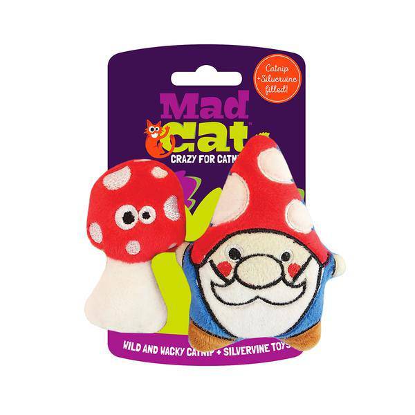 MAD CAT Gnome Sweet Gnome Cat Toys 2pk