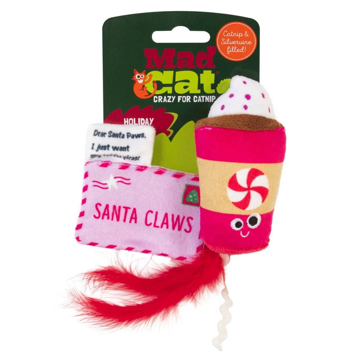 Petmate Mad Cat Cool Cocoa 2 Pack Cat Toy
