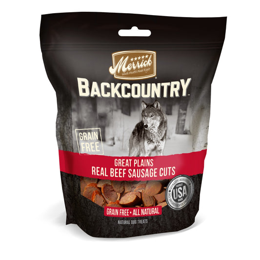 Merrick Backcountry Great Plains Real Beef Sausage Cuts - DS