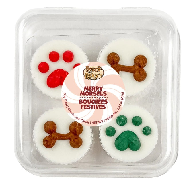 Bosco & Roxy's Merry Morsels | Christmas Bakery Dog Treats-4pk