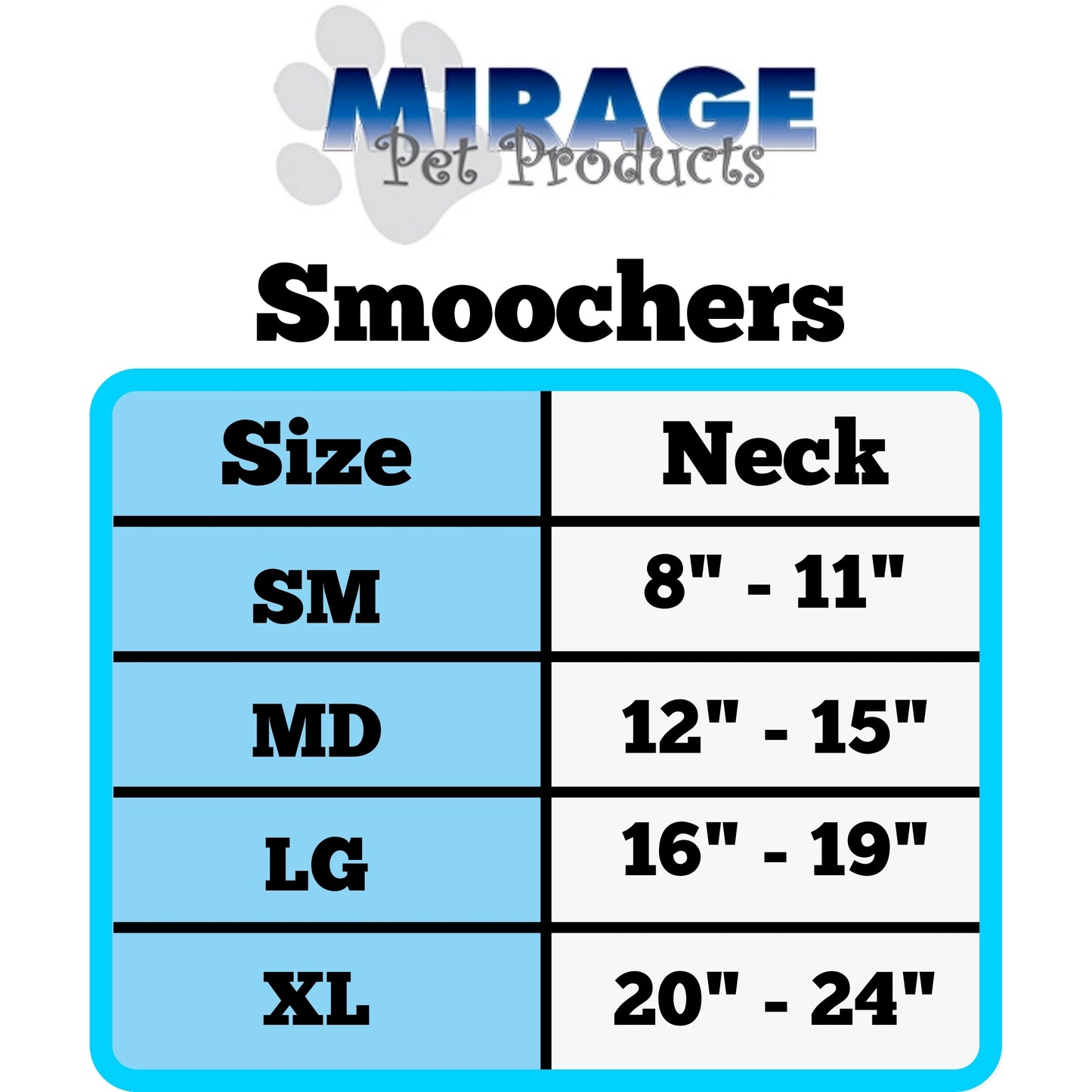 Mirage Pet Products Valentine's Day Smoocher Hearts Party Collar (XL (20"-24"))