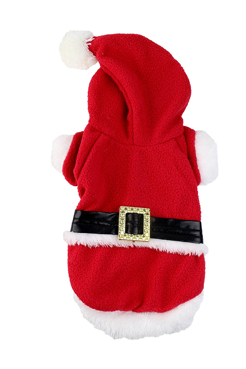 Midlee Dog Santa Coat Costume