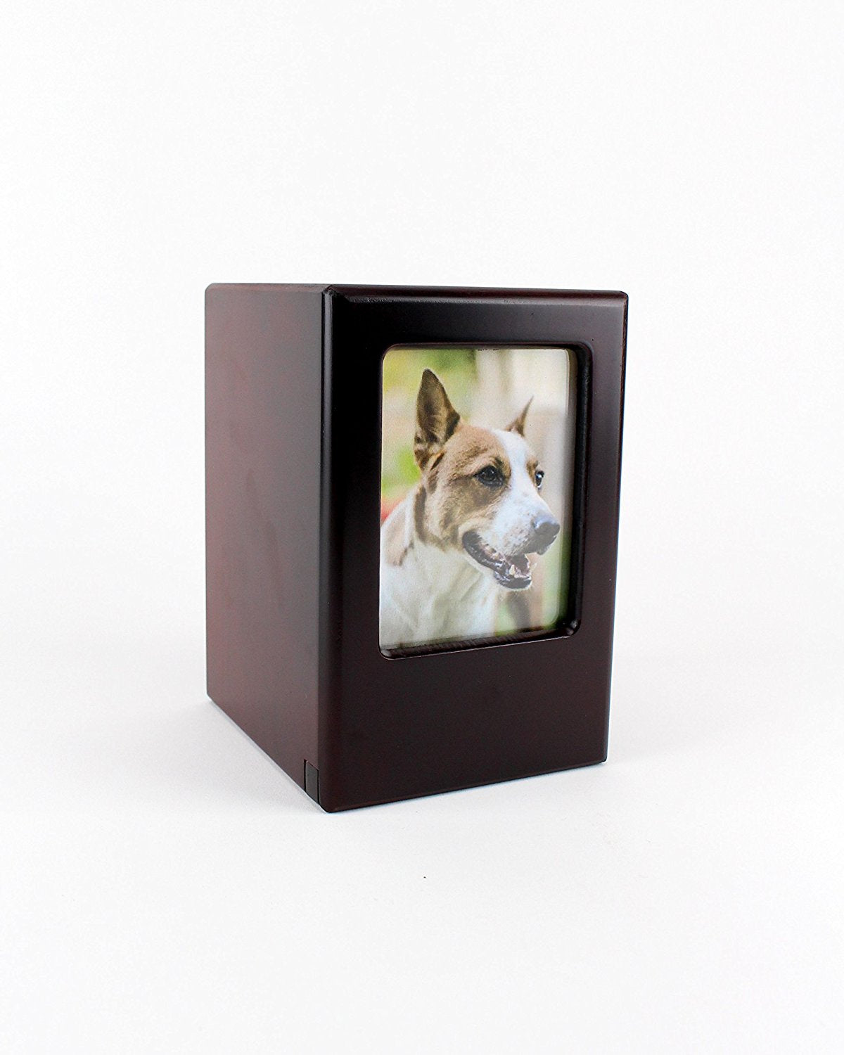Midlee Picture Frame Memory Pet Urn in Black Cherry
