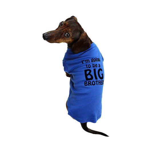 Midlee I'm Going to be a Big Brother Dog Shirt (XXX-Large)