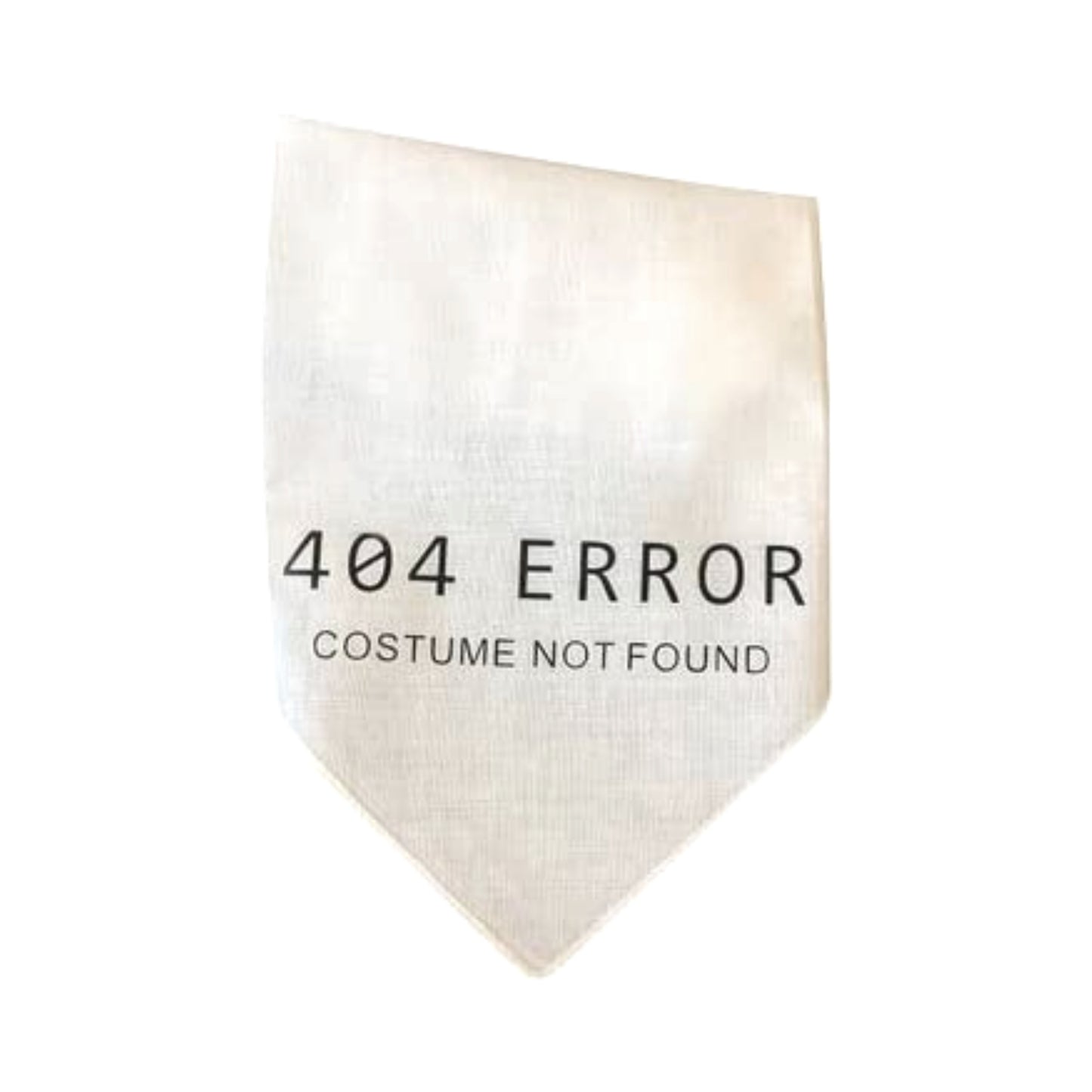 Midlee 404 Error Costume Not Found Dog Halloween Bandana
