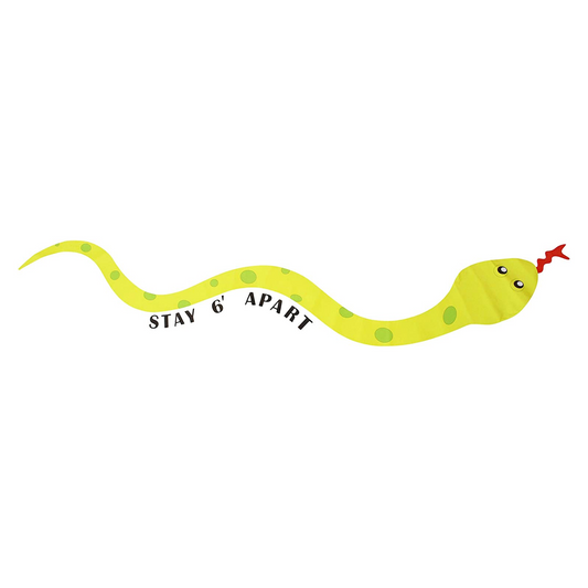 Midlee Snake Floor Decal- Stay 6 Feet Away Social Distance Marker