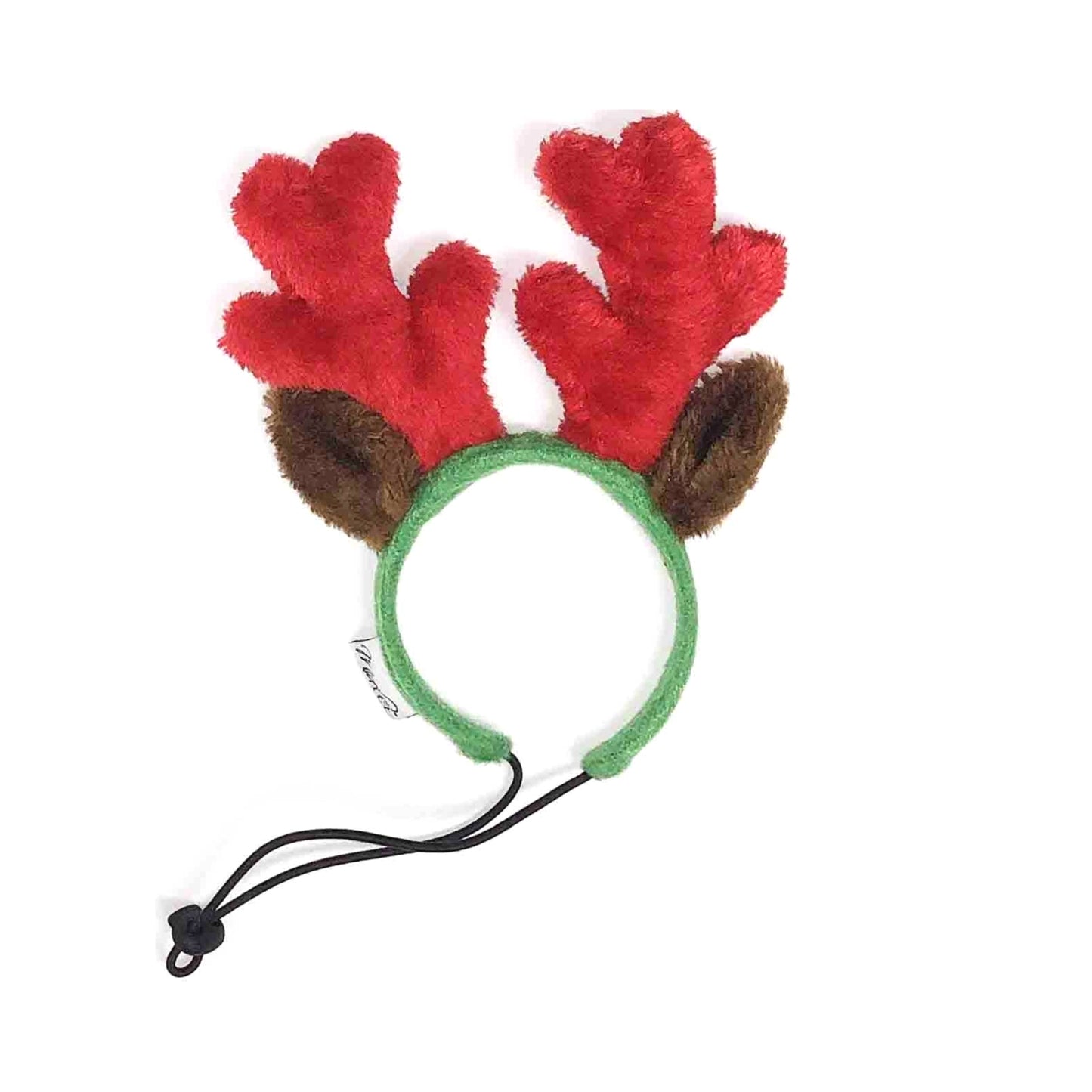 Midlee Filled Dog Stocking- Reindeer Antlers and 10 Mini Tennis Balls