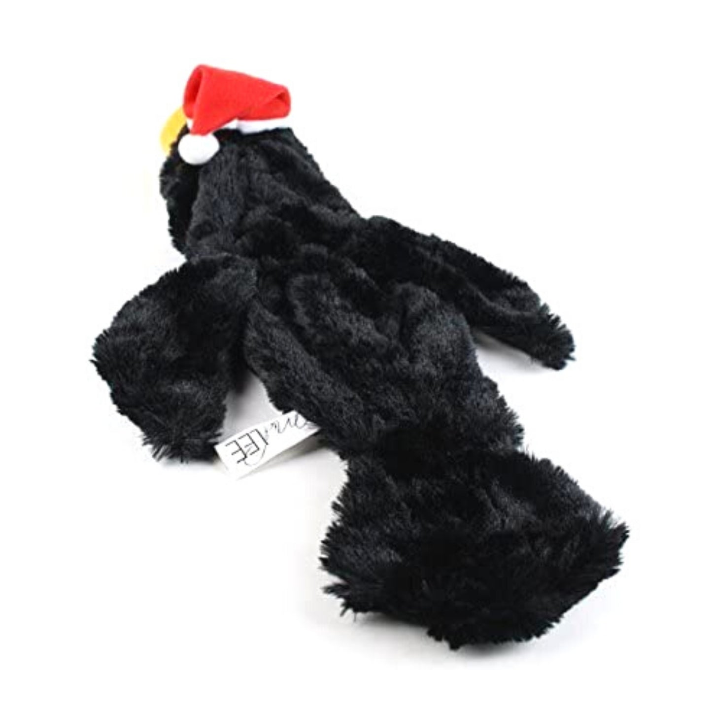 Midlee Toucan Stuffingless Dog Toy with Santa Hat - 22"
